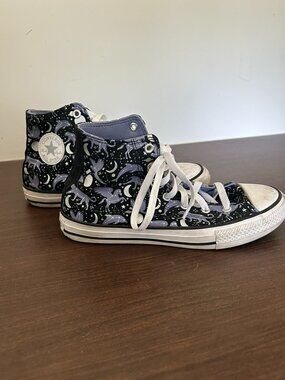 Converse Constellations CTAS 672370C Shoes Black/Slate/Lilac Juniors Size US 5